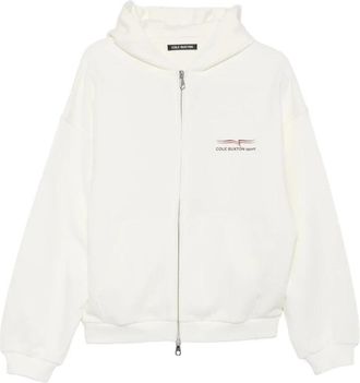 Cole Buxton Spzh 290 101 Sweatshirt - Heren - Vesten met rits - Wit - XL - Hoodies & sweatvesten