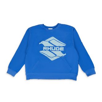 Rhude Blue Dragon Crewneck