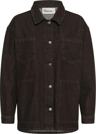 MY ESSENTIAL WARDROBE Denim Jacket - Dames - Spijkerjassen - Bruin - L - Denim - Jassen