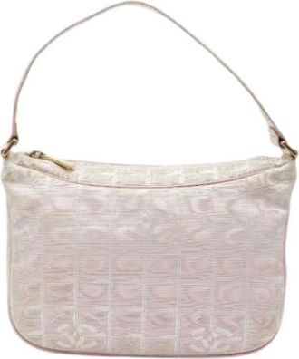 Chanel Pre-owned Shoulder Bags, female, Pink, Size: ONE SIZE Pre-owned Vintage Shoulder Bag