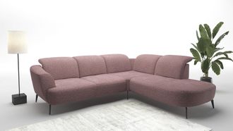 Sit&more Ecksofa »Zoe« ink.Sitztiefenverstellung, wahlweise mit Kopfteilverstellung