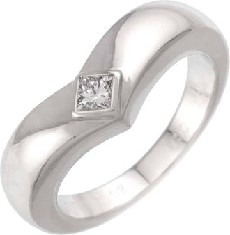 Cartier Silver White Gold (18K) Band Ring (Pre-Owned)