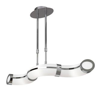 Netlighting Guss Telescopic GU10 3 Light L1 SGU10 Bar Chrome White Acrylic in Grey