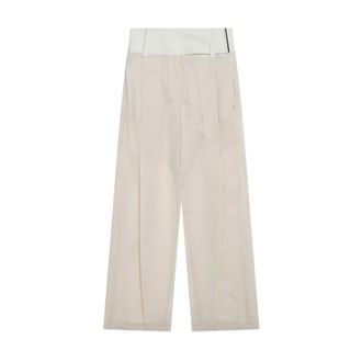 Sportmax Spsferito Trousers - female - Sportmax - Wide Trousers - Beige - XS - Trousers