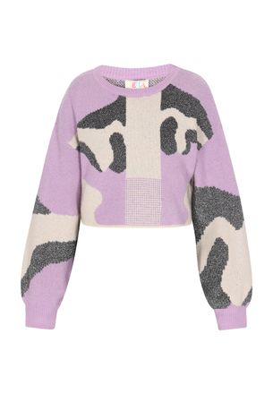 Izia Jumper Dames Lavendel cr&egrave;me
