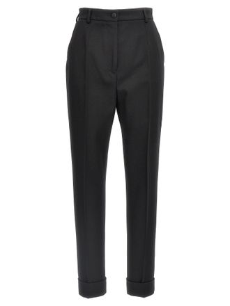 パンツ DOLCE  GABBANA Women Straight Pants FTC9LTFQOAB S8100 GREY Designer women's trousers, shorts, joggers, leggings | DG®