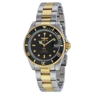 Invicta Pro Diver Automatic Black Dial Two-tone Mens Watch 8927C