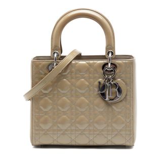 Dior Pre-owned Dior Medium Patent Cannage Lady Dior Ladies 1S1YGBW3HGTBBCPF