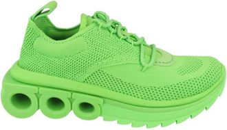 Ferragamo Nima Technical Knit Running Sneakers, Size 7