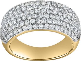 LuvMyJewelry Grandeur 1.35 Ct 14K Gold Diamond Ring in 14K Yellow Gold at Nordstrom, Size 8