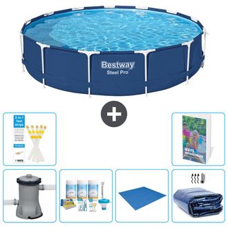Bestway Piscina Bestway Steel Pro Redonda - 396x84 Cm - 7-piezas S289