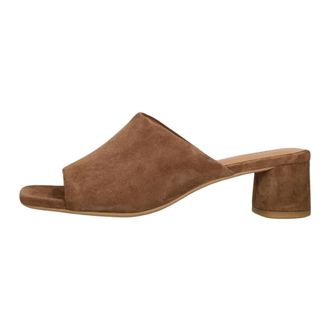 Vagabond Piper Heeled Mule - Dames - Muiltjes - Bruin - 36 EU - Leer - Schoenen