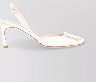 Roger Vivier metal trompette leather pumps