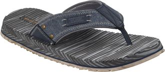 Skechers Quill Textiel Heren Marineblauwe Slippers