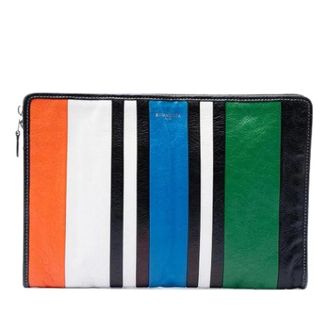 Balenciaga Pre-owned Bazar Clutch - Dames - Pre-owned - Veelkleurig - Maat: ONE Size Leer