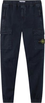 Stone Island H25 Broeken - Heren - Slim Fit Broeken - Blauw - W30 - Katoen - Broeken