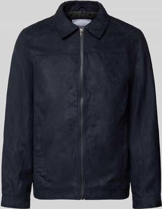 Jack & Jones Jack & Jones Jacke mit Umlegekragen Modell DYLAN in Black, Gr&ouml;&szlig;e XXL