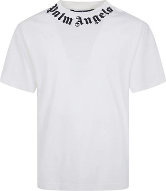Palm Angels T-Shirts - Heren - T-shirts - Wit - L - Tops