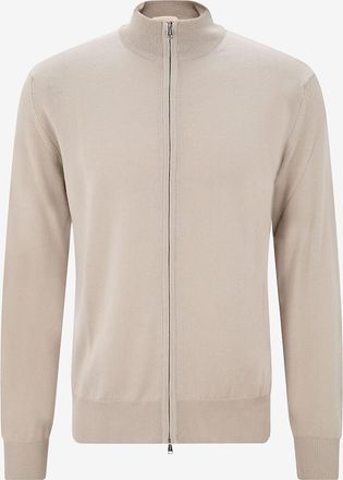 Aurélien Hochwertige Stehkragen-Weste aus Jersey