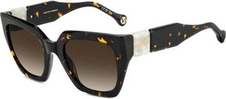 Carolina Herrera HER 0414/S Zonnebril - Dames - Zonnebrillen - Bruin - 52 MM - Accessoires