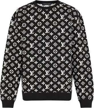 Louis Vuitton Jacquard Round Collar Male Black 1A7RRK