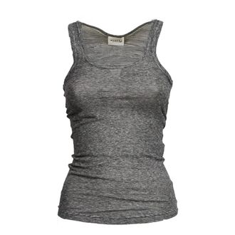 Isabel Marant Striped Tank Top - female - Isabel Marant - Sleeveless Tops - Black - S - Tops