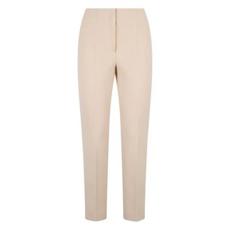 PESERICO High-waisted Broeken - Dames - Slim Fit Broeken - Roze - L - Katoen - Broeken