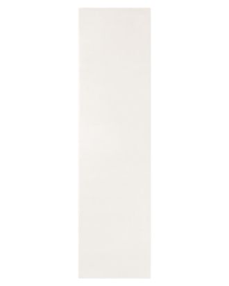 Esprit Alfombra tejida terciopelo corto blanco crema 80x230