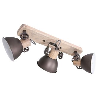 Steinhauer Mexlite - Foco - Gearwood - Antracita - Metal Madera De Caucho