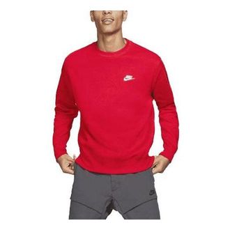 Nike Sportswear Club Fleece Crewneck University Red White BV2662-657