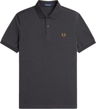 Fred Perry Slim Fit Anchor Polo Shirt - Heren - Polos - Grijs - S - Katoen - Tops