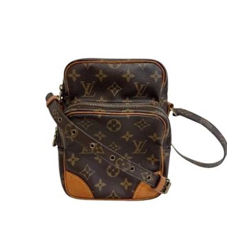 Louis Vuitton Pre-owned Monogram Pochette Schoudertas - Dames - Pre-owned - Bruin - Maat: ONE Size