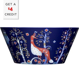 iittala Taika 20Oz Blue Pasta Bowlwith $4 Credit