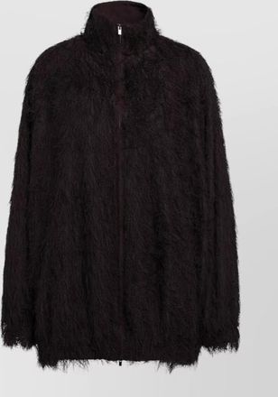 Frankie Shop fringed faux fur jacket