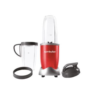 NutriBullet Nutribullet Nb907r Batidora Roja Y Plateada 900w