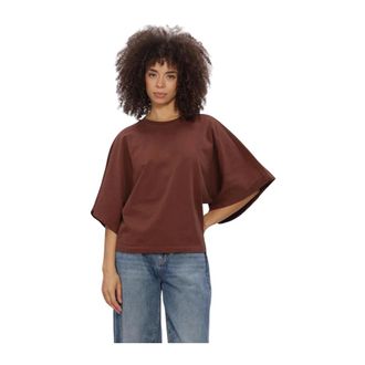 Catwalk Junkie Dames, Tops, Bruin, Maat: M Katoen