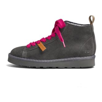 Panchic Schoenen, Dames, Grijs, 37 EU, Leer, P001 Enkelboot