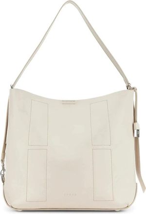 Hogan Witte Leren Schoudertas met Magnetische Sluiting - Dames - Schoudertassen - Wit - ONE Size - Leer - Tassen