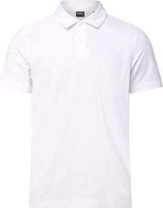 HUGO BOSS Heren Boss P-Paino 152 Poloshirt in Wit