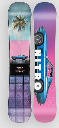 Nitro Mini Thrills 2025 Kids Snowboard patroon