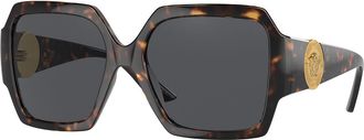 Versace VE4453 108/87 Womens Sunglasses Tortoiseshell Size 56