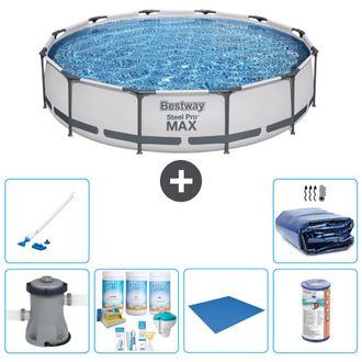 Bestway Piscina Bestway Steel Pro Max Redonda - 366x76 Cm - 8-piezas S21692