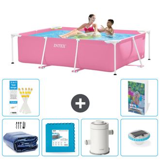 Intex Piscina Con Estructura Rectangular - 220x150x60 Cm - 7-piezas S152