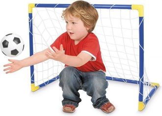 Trade Shop Trade Shop - Rete Da Calcio Calcetto Porta 30x50cm Goal Soccer Con Palla Bambini Sport Gioco