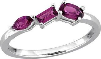Rina Limor Silver 0.58 Ct. Tw. Rhodolite Ring