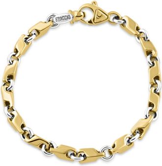 Pompeii3 Mens Seed & Rolo Link 14k Gold (30gram) or Platinum (48gram) 5mm Bracelet 8.5