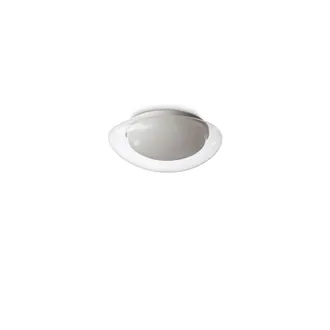 Ideal Lux Ideal Lux Plafoniera Moderna Squish 1 Luce Led Integrato Trasparente Metallo