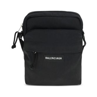 Balenciaga Explorer Crossbody Pouch - male - Balenciaga - Cross Body Messenger - Black - ONE SIZE - Bags