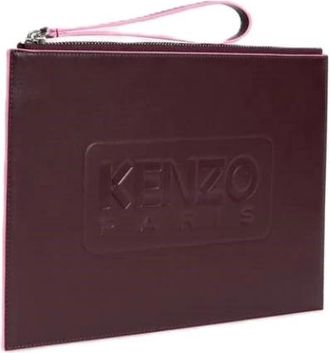 Kenzo Heren, Tassen, Paars, Maat: ONE Size