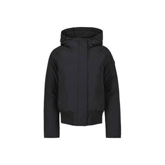 Airforce gewatteerde winterjas BOMBER JACKET zwart